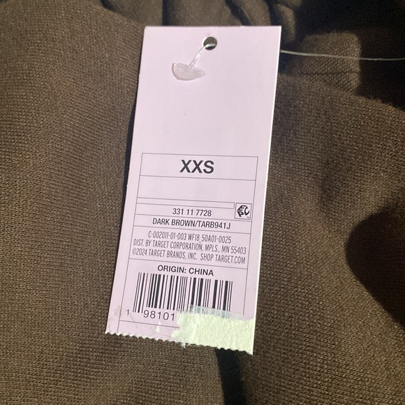 Brown Joggers with Elastic Waistband and Relaxed Fit - Picture 2 of 2